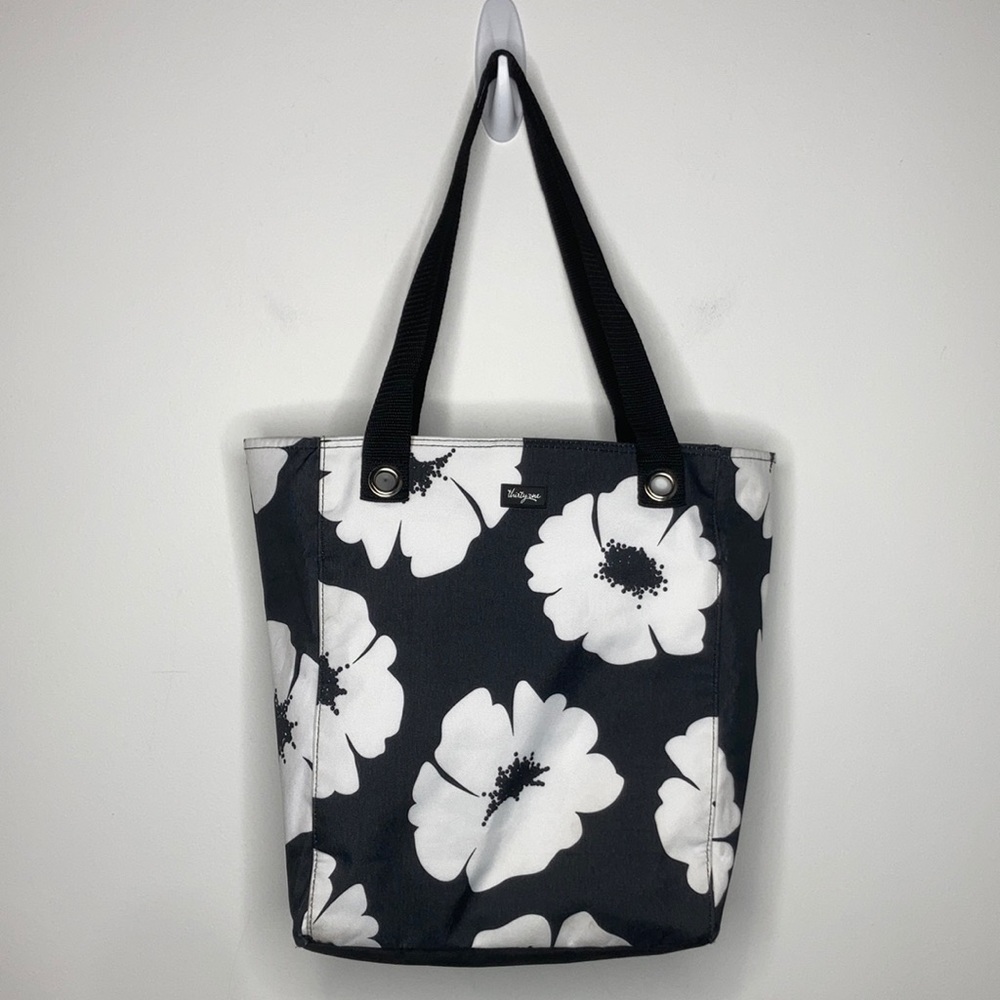 Thirty-one black &‎ White tote Bag